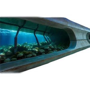 Water Tunnel Under Sea Png Gva57 PNG Image