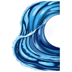 Water Wave Illustration PNG mnb80 PNG
