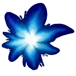 Watercolor Blue Glow Png Bwy50 PNG Image