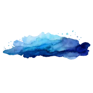 Watercolor Blue Gradient Png Kya PNG Image