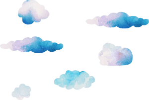 Blue Vector Clouds Wallpaper Sky Watercolor Computer - Cloud Vector Png, Transparent Png PNG