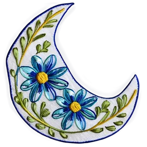 Watercolor Embroidery Design Png 06262024 PNG Image