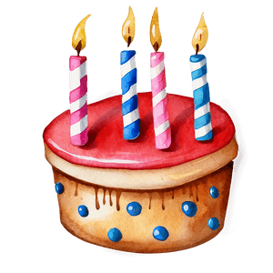 Watercolor Happy Birthday PNG uce92 PNG image with transparent background