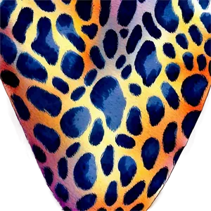 Watercolor Leopard Print Png 36 PNG Image