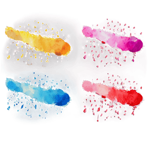 Watercolor Paint Stroke PNG fru PNG