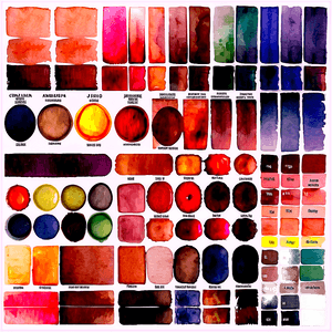 Watercolor Palette Transparent PNG fxy PNG