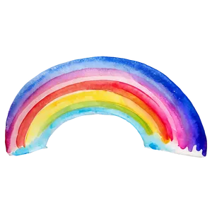 Watercolor Rainbow Background Png 45 PNG Image