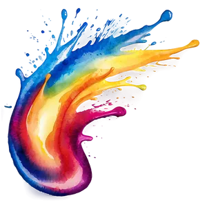 Watercolor Splash Png 06252024 PNG Image