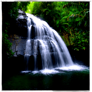 Waterfall View PNG llx63 PNG with transparent background