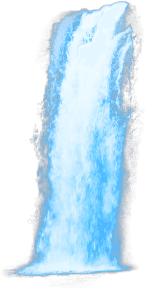 #waterfall #waterfalls #blue #water #nature #cold - Sketch, HD Png Download PNG image with transparent background