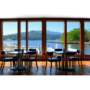 Waterfront Dining Room Views Png Sqe PNG Image