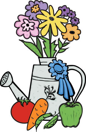 Vegetable Garden Graphics - Flower And Vegetable Clipart, HD Png Download PNG image with transparent background
