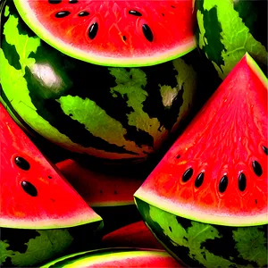 Watermelon Seeds A PNG Image