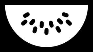 Watermelon Slice Icon PNG image with transparent background