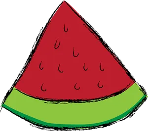 Watermelon_ Slice_ Illustration PNG Image