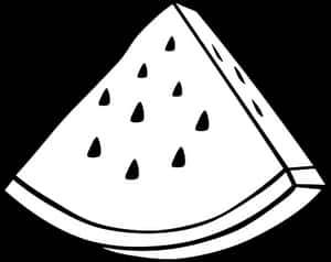 Watermelon Slice Vector Illustration PNG image with transparent background