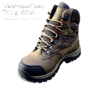 Waterproof Hiking Boot Png Whp40 PNG Image