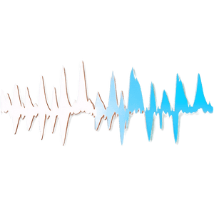 Waveform Silhouette PNG moc PNG with transparent background