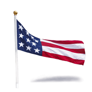 Waving American Flag Transparent Background 04302024 PNG image with transparent background