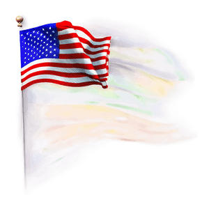 Waving American Flag Transparent Background mod PNG image with transparent background