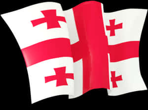 Download Flag Icon Of Georgia At Png Format - Waving Flag Of Georgia, Transparent Png PNG image with transparent background
