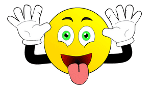 Waving Smiley Face Emoji PNG with transparent background