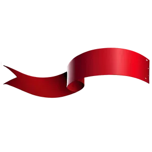 Wavy Red Banner Flag Png Edd33 PNG Image