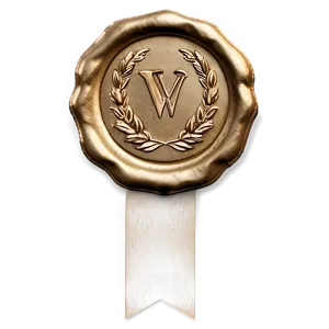 Wax Seal Ribbon Png Kyg93 PNG Image