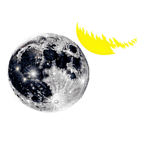Waxing Moon Transparent PNG koj58 PNG