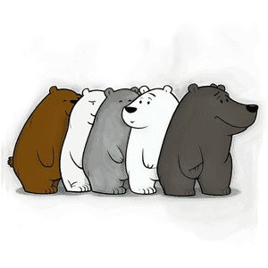 We Bare Bears Cartoon PNG mld14 PNG image with transparent background