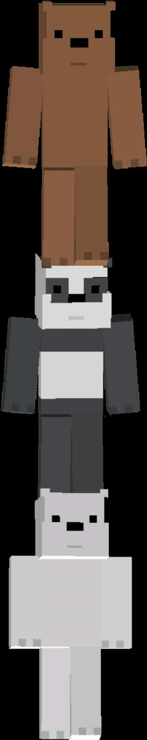 We Bare Bears Ice Bear Minecraft Skin, HD Png Download PNG with transparent background