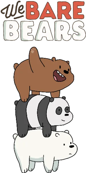 We Bare Bears Stacked Brothers PNG Image