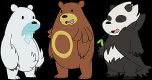 We Bare Bears/pokemon - We Bare Bears Pokemon, HD Png Download PNG with transparent background
