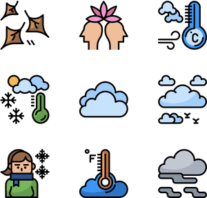 Weather - Calor Y Frio Icono, HD Png Download PNG image with transparent background
