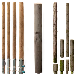 Weathered Wooden Pole Png Fju PNG Image