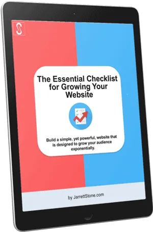 Website Growth Checklist Tablet Display PNG Image