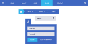 Search Box Png Clip Art Transparent Library - Website Design Search Bar, Png Download PNG