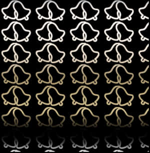 Wedding Bells Pattern Background PNG image with transparent background
