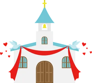 Wedding Church Clipart PNG Image