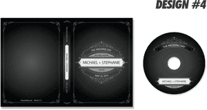 Wedding D V D Coverand Disc Design04 PNG image with transparent background