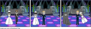 Wedding Disruption Storyboard PNG Image