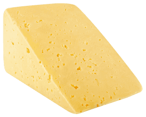 Wedgeof Yellow Cheese PNG image with transparent background