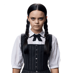 Wednesday Addams Character Art PNG 68 PNG image with transparent background