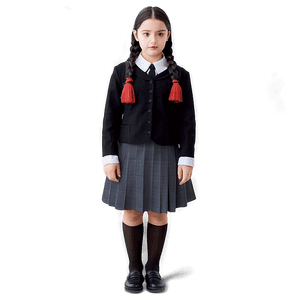 Wednesday Addams School Uniform PNG otl24 PNG image with transparent background