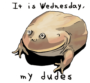 Wednesday Frog Png, Transparent Png PNG image with transparent background