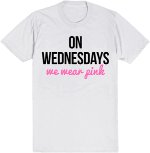 On Wednesdays We Wear Pink - Playeras De Beagles, HD Png Download PNG image with transparent background