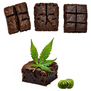 Weed Brownie PNG pva73 PNG image with transparent background