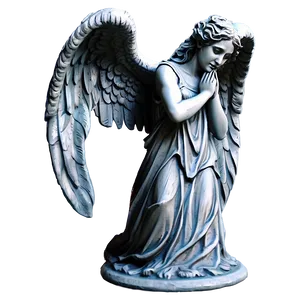 Weeping Angel Statuette Png Tvl12 PNG Image