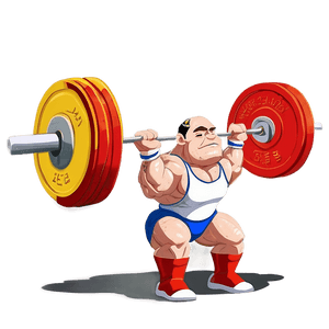 Weightlifting Clean and Jerk PNG kco35 PNG image with transparent background