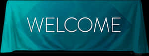 Teal Diamond Welcome - Welcome Table Banner, HD Png Download PNG image with transparent background